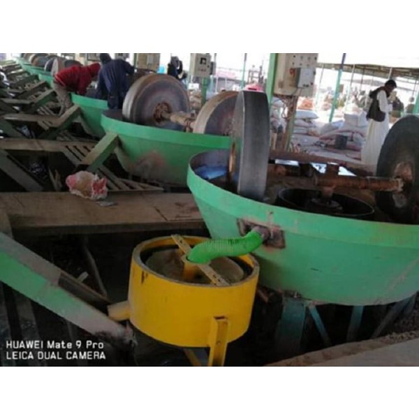 金矿碾金机选矿工艺