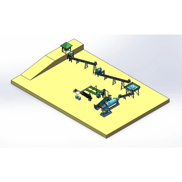 岩金矿重选工艺流程