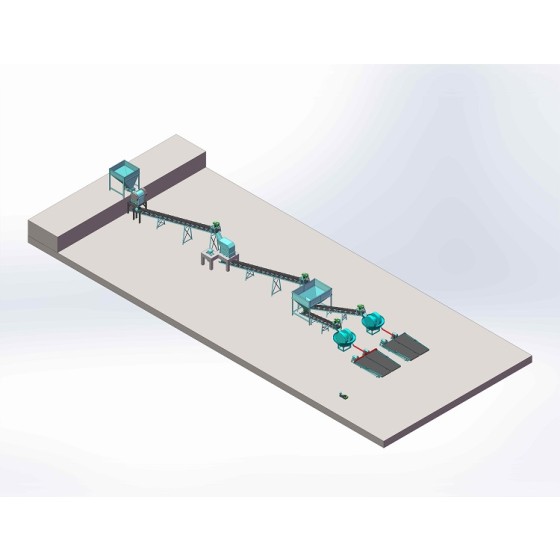 金矿碾金机选矿工艺